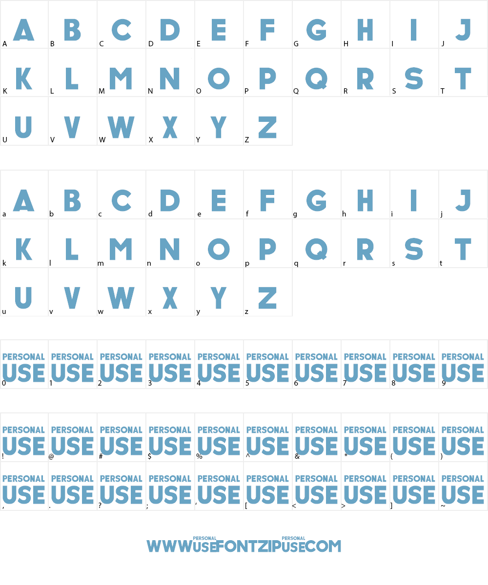 POWERLESS Font Character